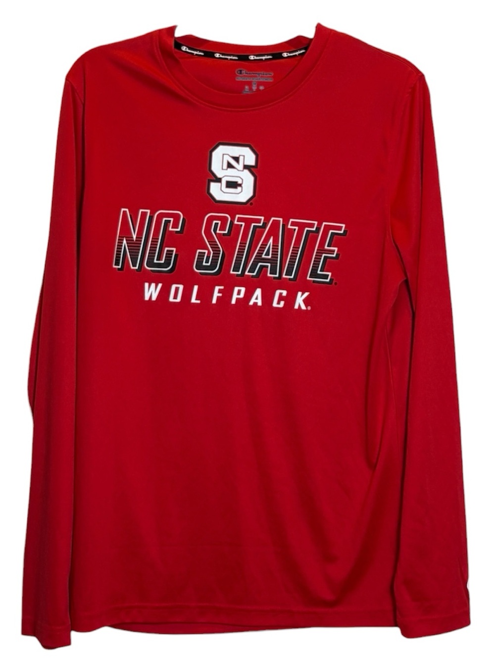 Champion NC State Shirt Top Wolfpack Long Sleeves College University NCSU